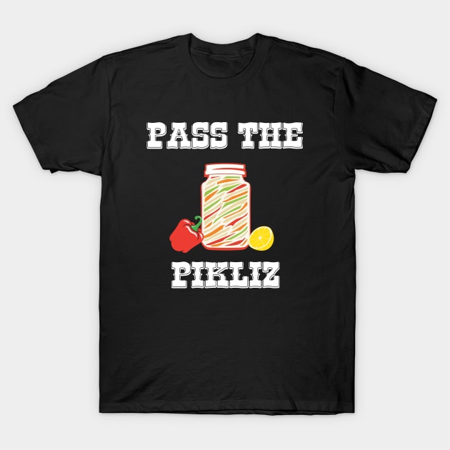 Pass The Pikliz Haiti Thanks Giving Haitian T-Shirt by alltheprints